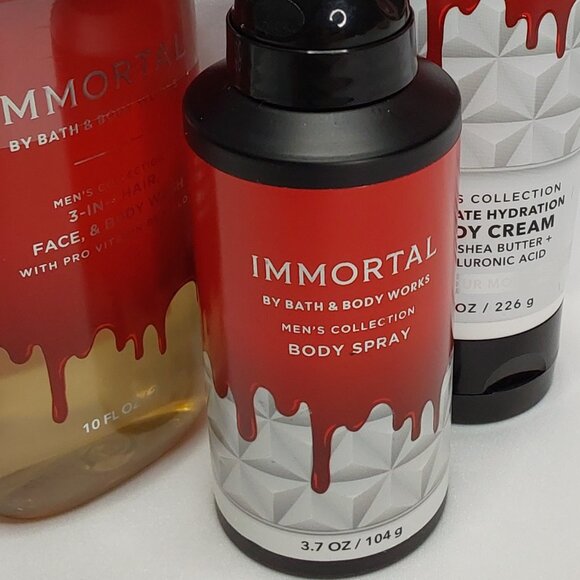 BATH & BODY WORKS 'IMMORTAL' 3-PIECE GIFT SET BODY WASH, LOTION & SPRAY MIST - Picture 10 of 15